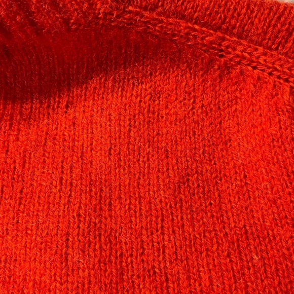 Hunt club woman Shetland Wool sweater. Burnt orange Crew next pull over size L - Picture 8 of 17